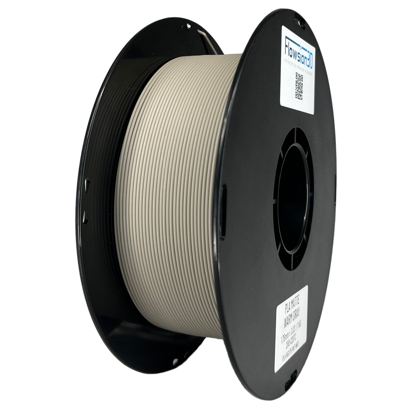 MATTE WARM GRAY PLA FILAMENT (1.75MM, 1KG) Flowsion3D
