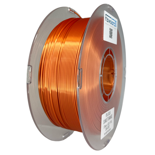 SILK SUNSET ORANGE PLA FILAMENT (1.75MM, 1KG)